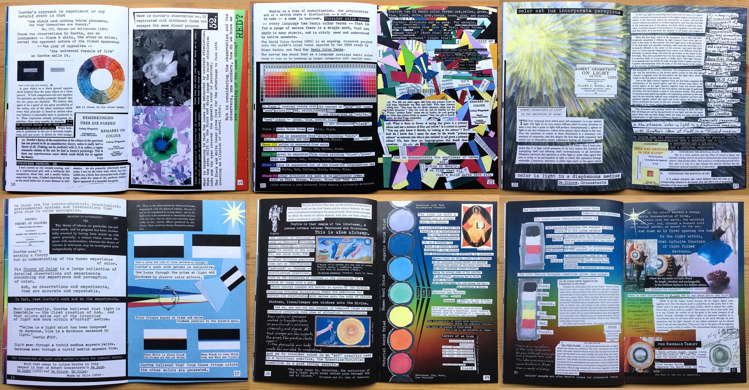 Alchemy and the Symbolics of Color - Zine by Alchemist Brian